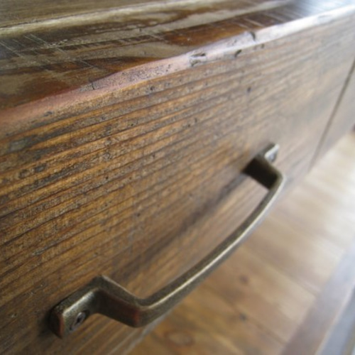 男前チェスト/古材とアイアン整理タンス ローチェスト チェスト