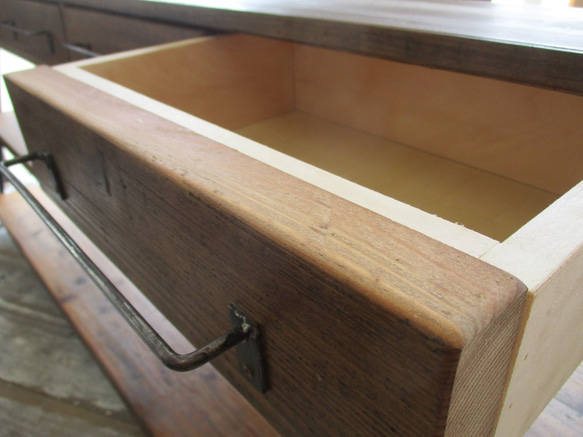 WIDE! WIDE! SHELF 170　古材×アイアンの家具 /シェルフ/ラック/食器棚/ WIDE