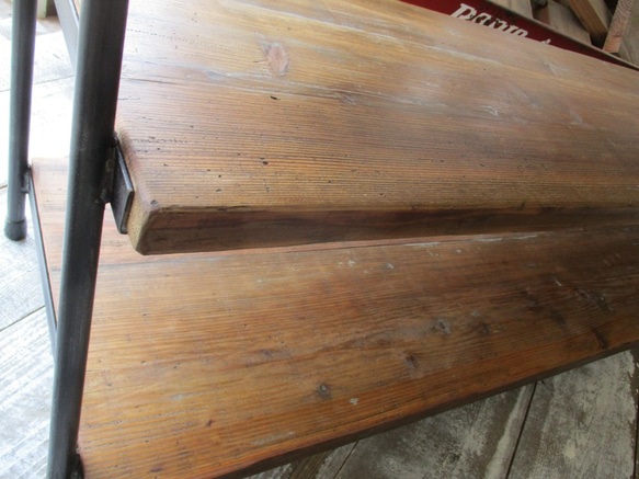 WIDE! WIDE! SHELF 170　古材×アイアンの家具 /シェルフ/ラック/食器棚/ WIDE