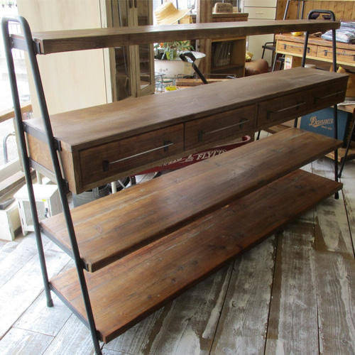 【送料無料】Vintage Multi Shelf 北欧ヴィンテージ チークウォールシェルフ - a n t e n n a