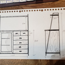 su 様専用ページ　SIDE OPEN CABINET＋SHELF※引出しレール付き 2枚目の画像