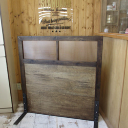 引取可能】木製パーティション 店舗什器 3面タイプ UN 幅45cm×3面 完成