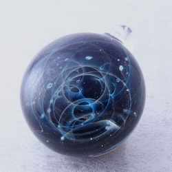 ギャラクシー☆.:２５mm耐熱ガラスのペンダントトップ 1枚目の画像