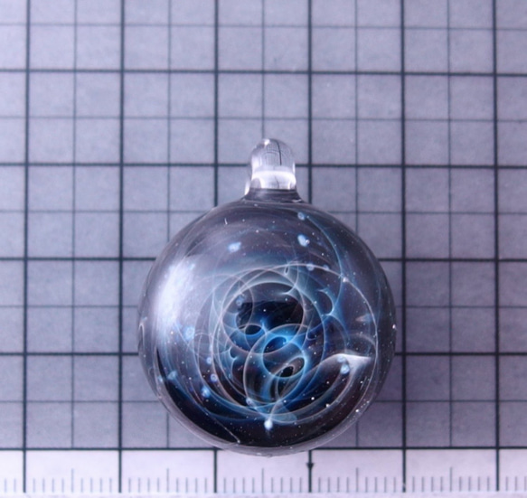 ギャラクシー☆.:２５mm耐熱ガラスのペンダントトップ 4枚目の画像