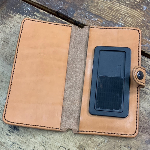 レザークラフトカービングスマホケース iPhoneケース・カバー Clef de