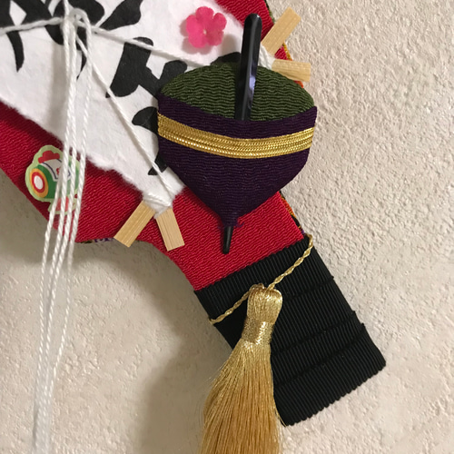 お正月飾りC 羽子板 凧 コマ その他インテリア雑貨 ひよこのおうち