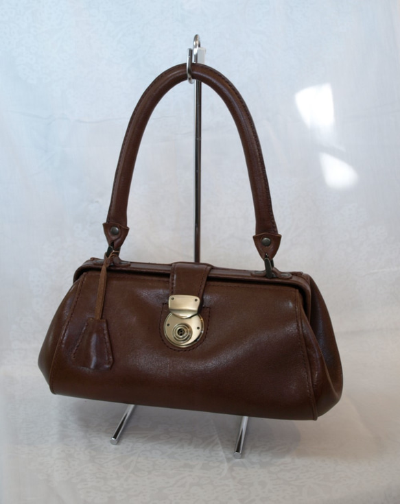 New cerchio bag 【　Handbag type　/　chocolate　】 1枚目の画像