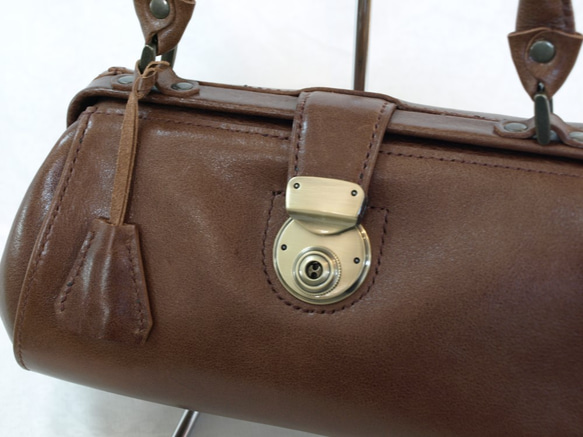 New cerchio bag 【　Handbag type　/　chocolate　】 2枚目の画像