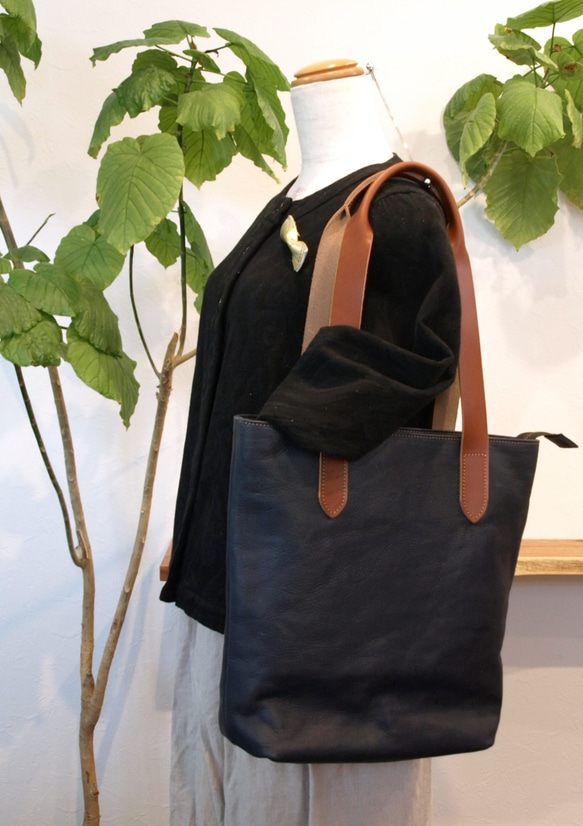 Original Tote bag [ tall type ] -blue‐ 2枚目の画像