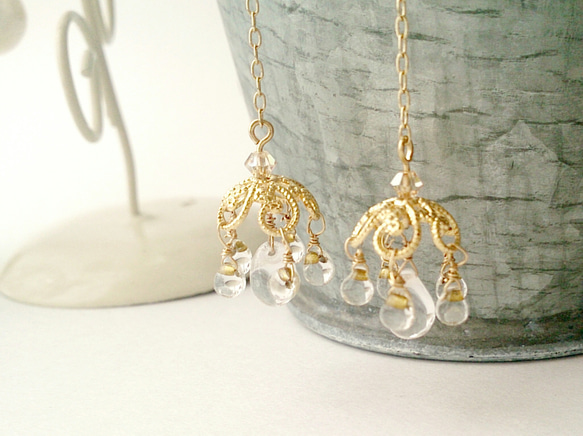 全新銀色現已上市！已售出 500 多件商品！ 3D吊燈耳環 第2張的照片