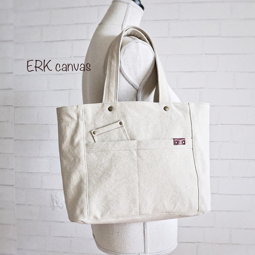 帆布 A4 トートバック 【キナリ】 トートバッグ えるく 通販