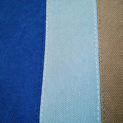 【新色】ヴィンテージ帆布のショルダーバッグ(ブルー トリコ) 3枚目の画像