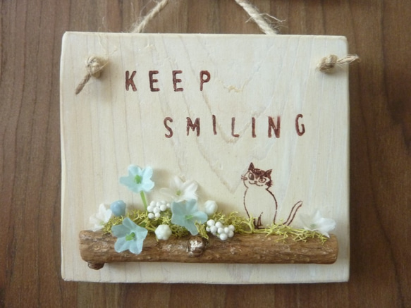 keep smiling ♪　ブルー 1枚目の画像