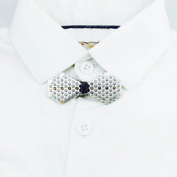 蝶ネクタイ〈Navy〉 3枚目の画像