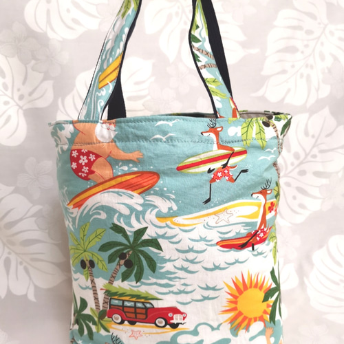 アレキサンダーヘンリー巾着トートバッグ アレキサンダーヘンリー巾着