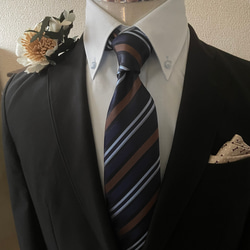 京都右京silkネクタイ　日本の紳士達よ！「大切なのは誠実さ」　 3枚目の画像