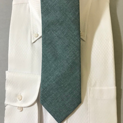 日本の伝統色綿ネクタイ　舛花色　 5枚目の画像
