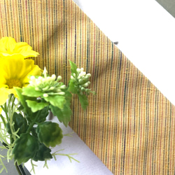 浜松遠州織千織ネクタイ　たんぽぽ 6枚目の画像