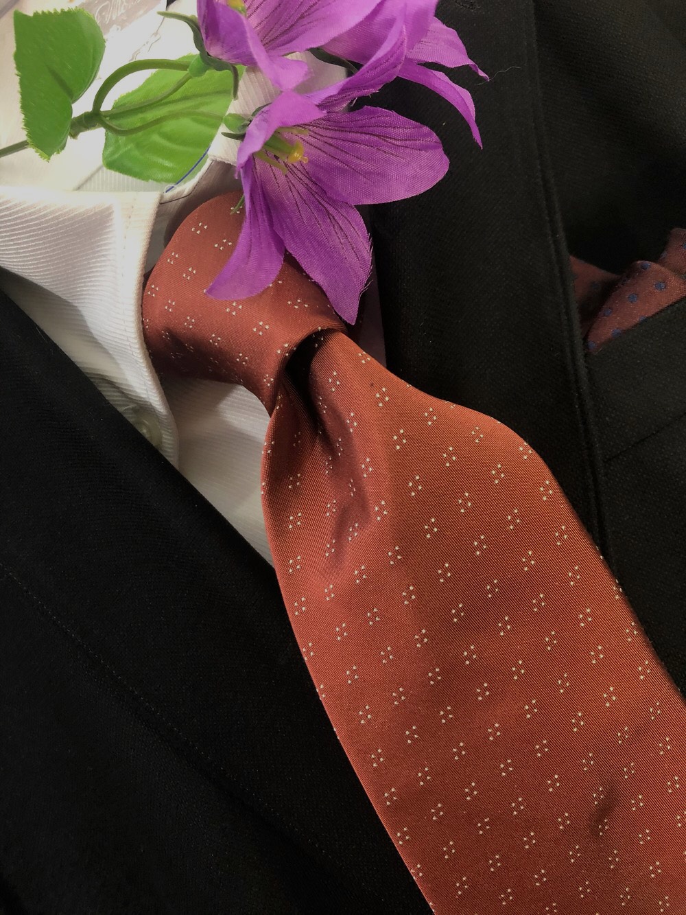 京都右京silk ネクタイ　伏見千本鳥居の願い