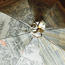 日傘　⑫　絹　紬２種 2枚目の画像