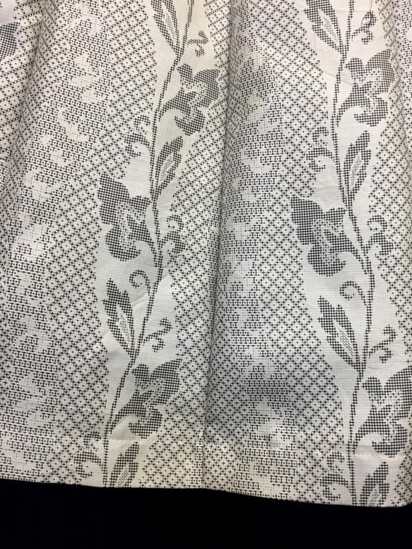 手作り　絹　紬　裏付きスカート＆日傘 3枚目の画像