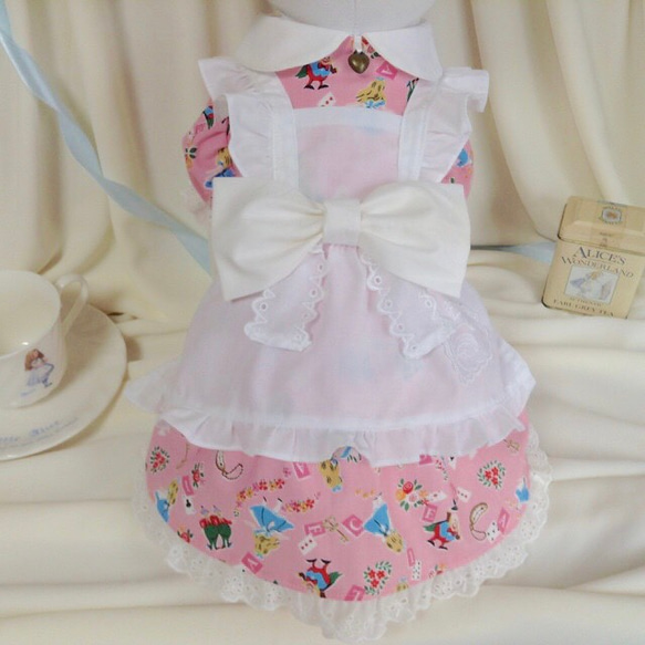 アリス❤ドレスアップセット（ピンク） ペット服・アクセサリー