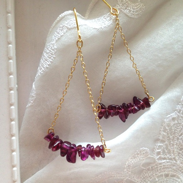 pierce♡blanco＊garnet 1枚目の画像