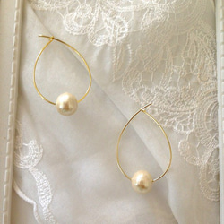 pierce♡drop＊cotton pearl 1枚目の画像