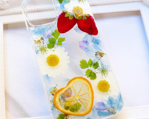 ☆特別価格☆ハートレモン 押し花ケース ☆ ハートレモン専用ページ☆押し花ケース