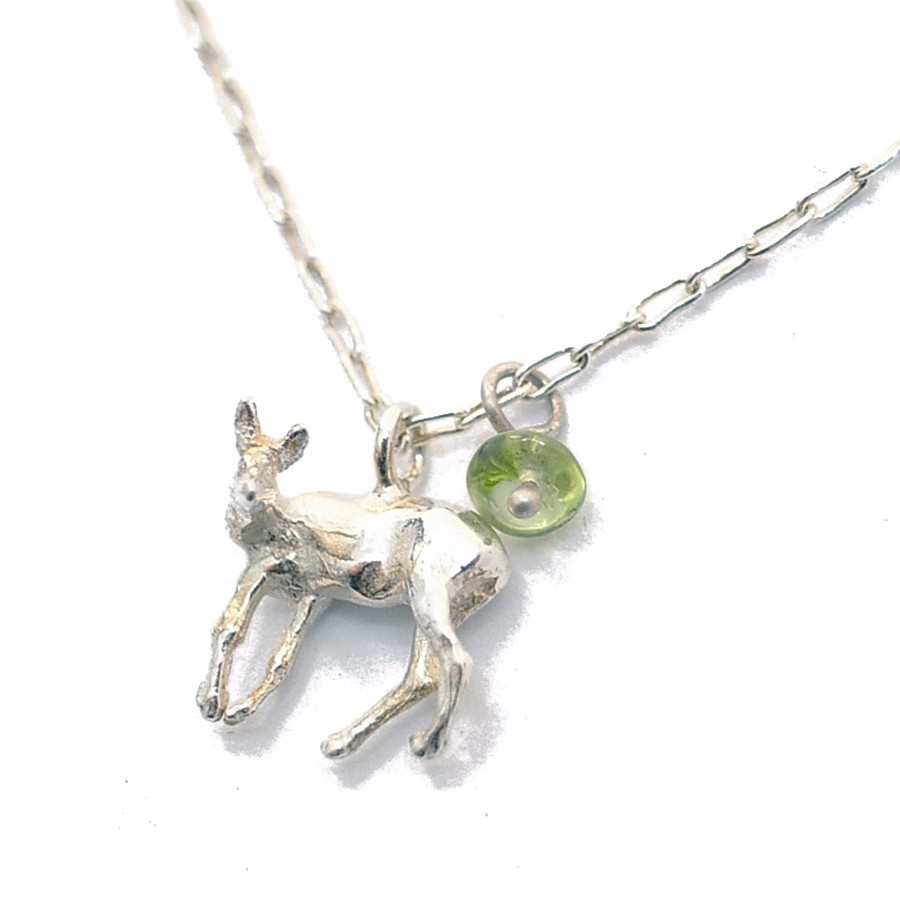 Deer Silver Necklace