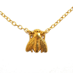 Bee 18ct goldplate/Silver925 Necklace 1枚目の画像