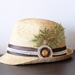 【LeafJam×Marya】Forest Straw Hat size:57CM 1枚目の画像