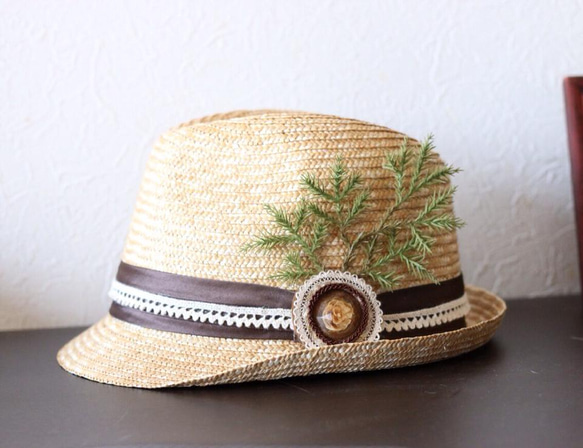 【LeafJam×Marya】Forest Straw Hat size:57CM 1枚目の画像