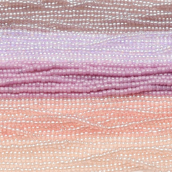日本製ビーズ  特小 アソート　雨上がりのピンクスカイ ピンク系ニュアンスカラー 5色セット 1枚目の画像