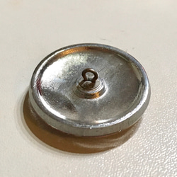チェコ　ガラスボタン   とんぼ　箔入りローズ　直径３センチ 3枚目の画像