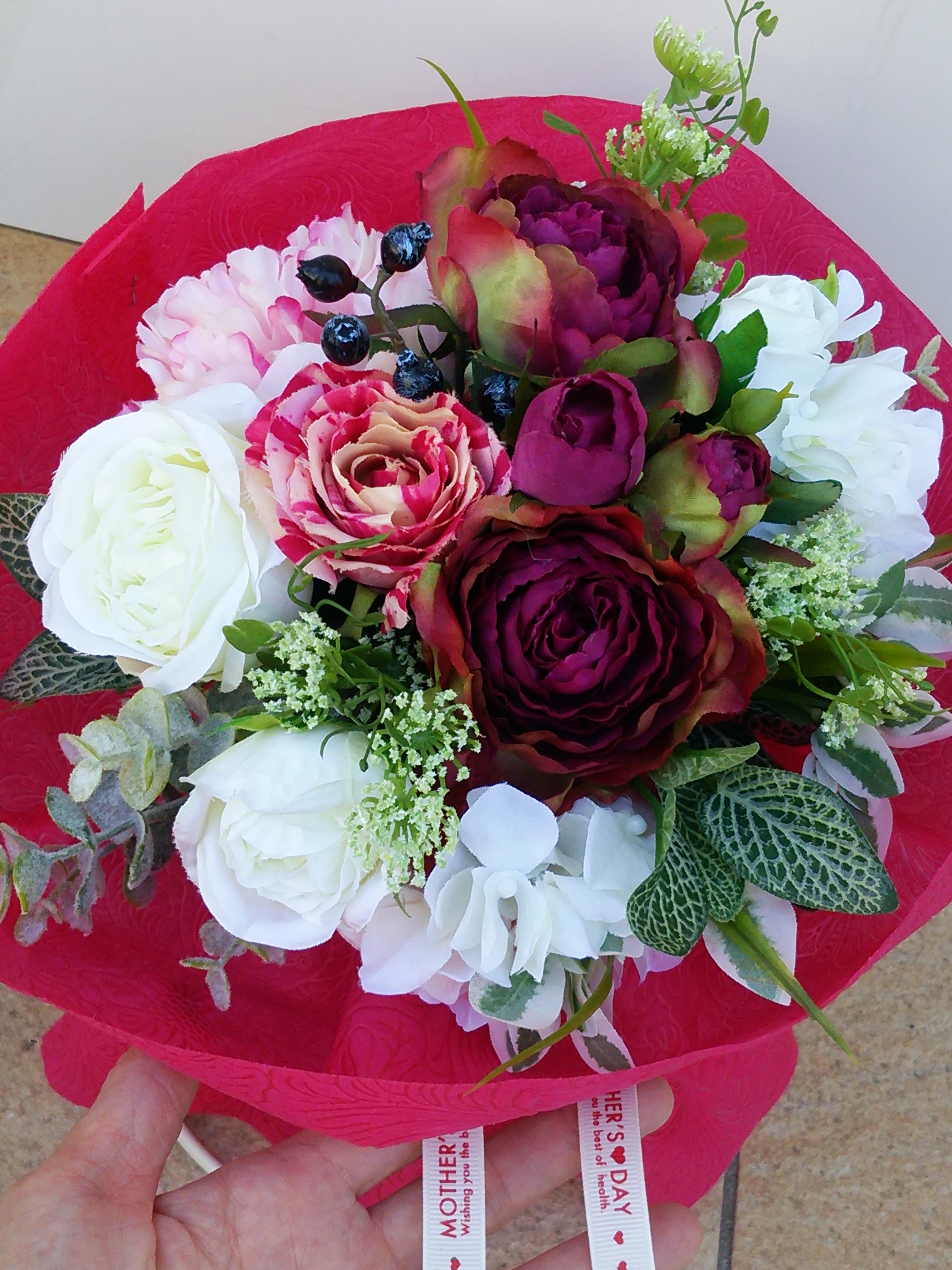 記念日にお祝いにお任せドレスアップブーケ