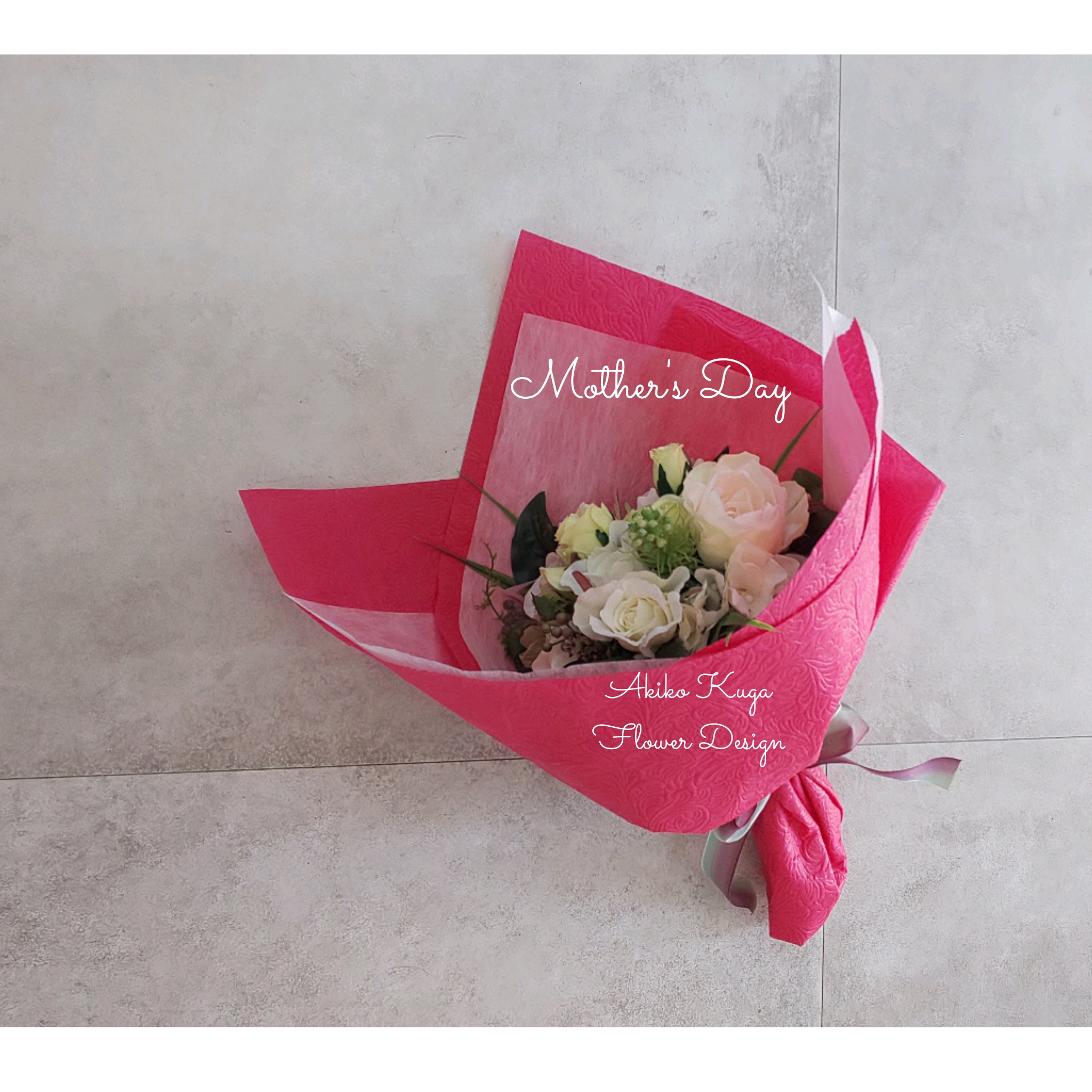 おまかせアーティフィシャルフラワーのブーケ