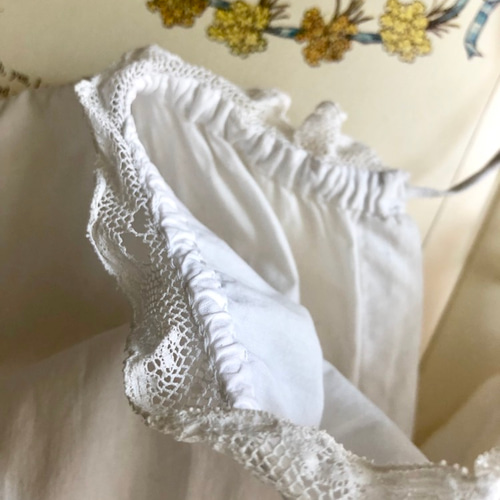 英国で出会った♪ アンティーク 手縫いのこども用ワンピースドレス  