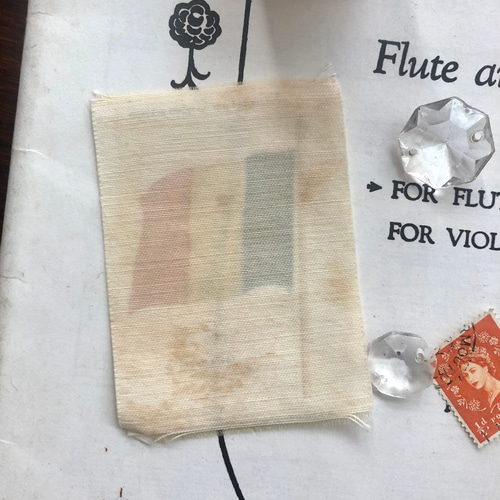 再販)英国で出会った♪アンティークのシルク製タグA /シガレットカード