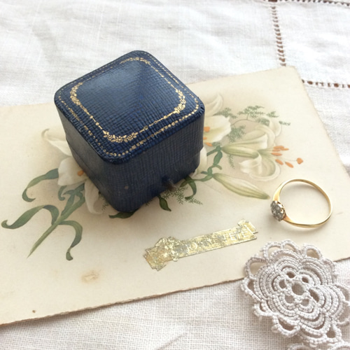 アンティークリングケース 英国ロンドン老舗ジュエラー