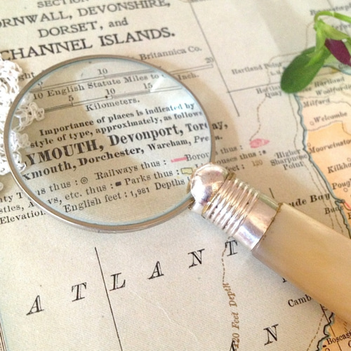 英国で出会った♪アンティーク 1911年製マザーオブパールとシルバーの