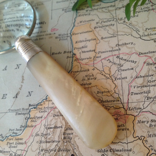 英国で出会った♪アンティーク 1911年製マザーオブパールとシルバーの