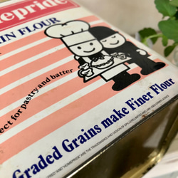 英国で出会った♪　フレッドくんのヴィンテージ缶／小麦粉入れ　1970年代 7枚目の画像