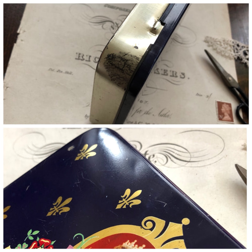 英国で出会った♪ 1953年製エリザベス女王の即位記念のお菓子缶 ギフト