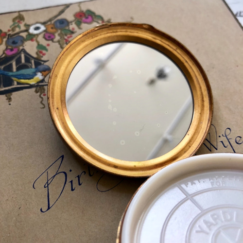 英国で出会った♪ アンティーク コンパクトミラー ヤードレイ社製