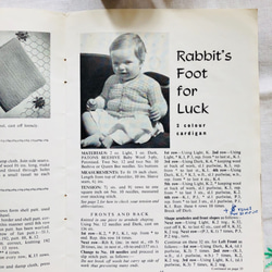 英国で出会った♪ ヴィンテージ赤ちゃんの 編み物の本/編み図 新生児用ニッティングA 4枚目の画像