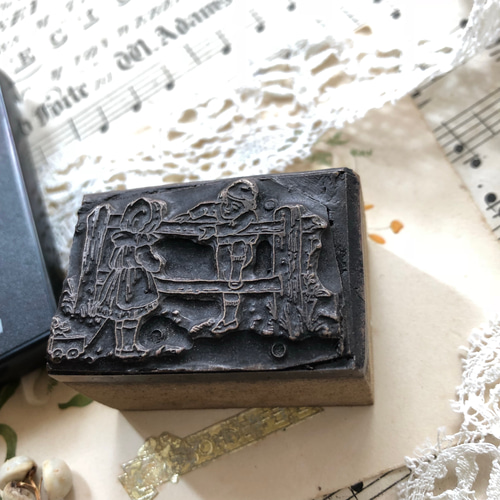 英国買い付け♪メタル製スタンプ アンティークデザイン ヴィクトリアン