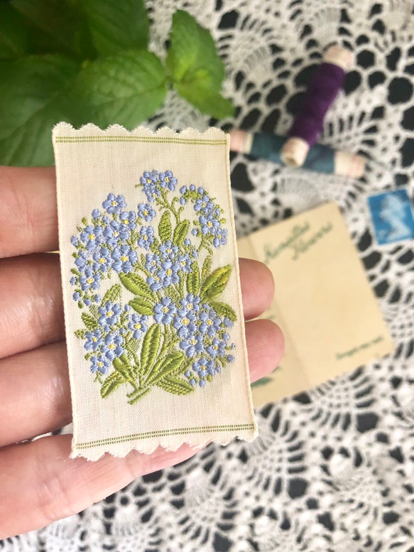 花の刺繍 シガレットカード イギリス 46枚セット（シガレット