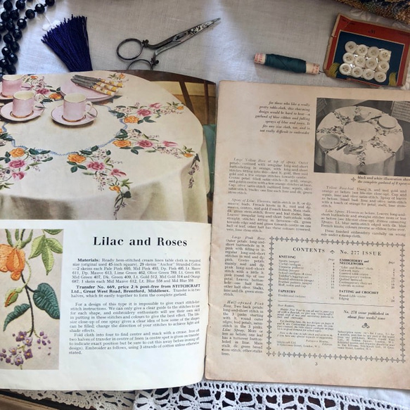 英国で出会った♪ 1950年代 ヴィンテージ 編み図/編み物 ハンドメイドのブックレット 「STICHCRAFT」 2枚目の画像