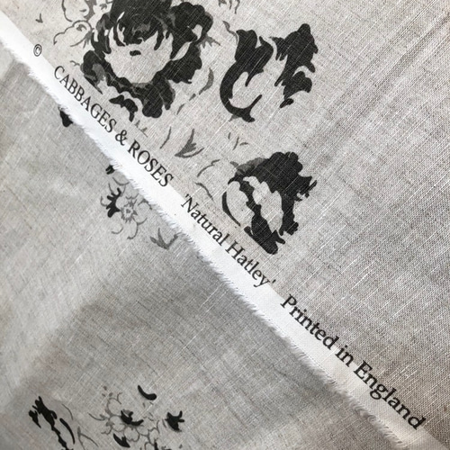 英国で出会った♪ CABBAGES & ROSES 薔薇柄リネンファブリック